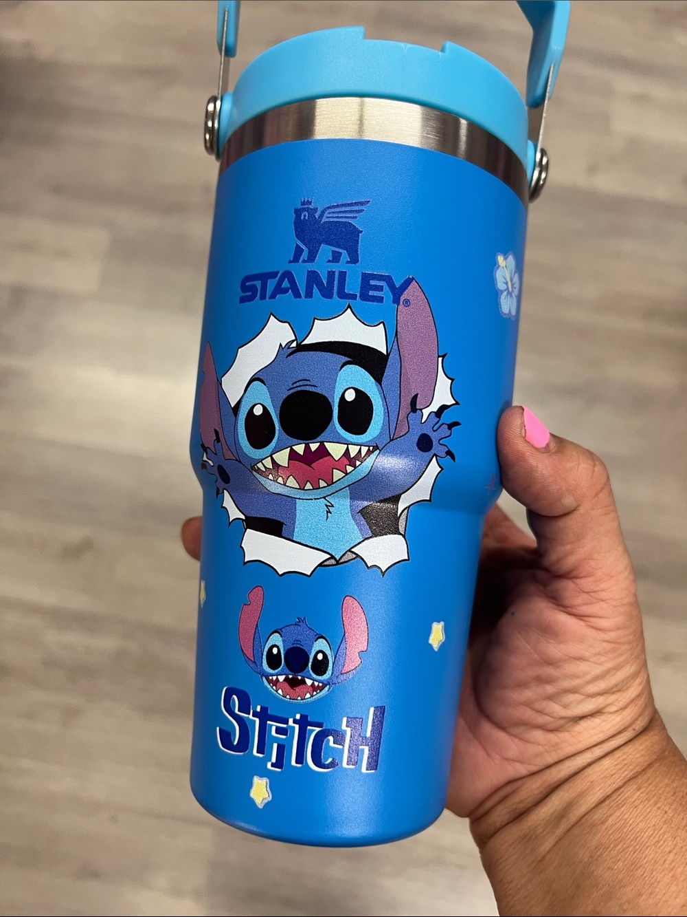 STITCH Stanley Blue Kids Stitch Travel Bottle with Handle